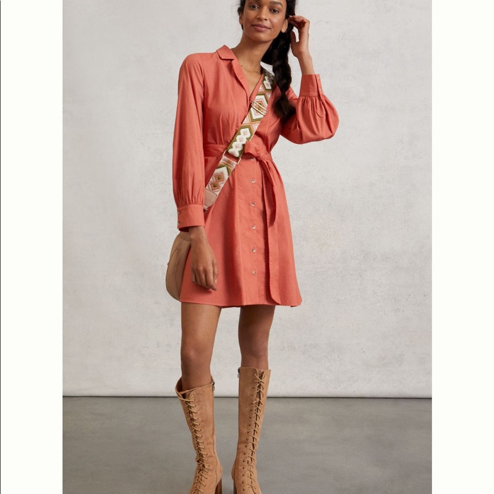 Anthropologie button down dress